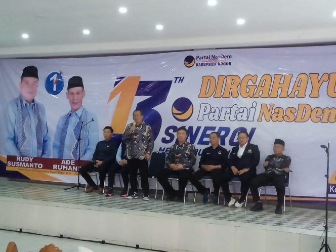 
					Rayakan HUT ke-13, Partai Nasdem Bogor Siap Wujudkan Layanan Terbaik untuk Masyarakat