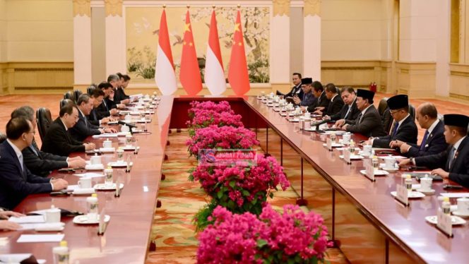
					Presiden Prabowo Subianto Lakukan Pertemuan Bilateral dengan Perdana Menteri Li Qiang di Beijing