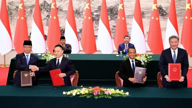 
					Prabowo Subianto dan Xi Jinping Saksikan Penandatanganan Kesepakatan Strategis Indonesia-Tiongkok