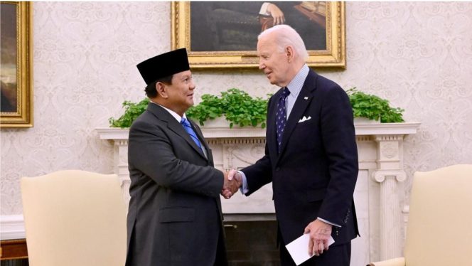 
					Pertemuan Prabowo Subianto dan Joe Biden di Gedung Putih Perkuat Hubungan Bilateral