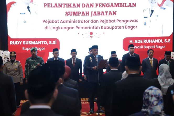 
					Bupati Bogor Rudy Susmanto Lantik 45 Pejabat, Fokus Percepatan Pembangunan Semester Dua 2025