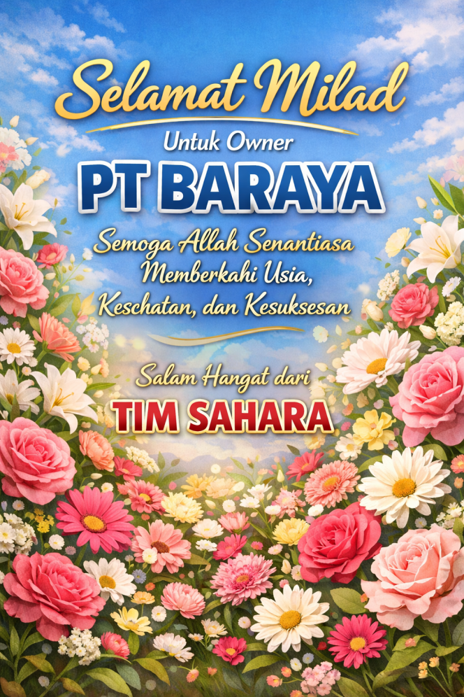 
					Relawan SAHARA Hadiri dan Meriahkan Milad Owner PT Hiraya Baraya, Bu Hajjah Nurlela