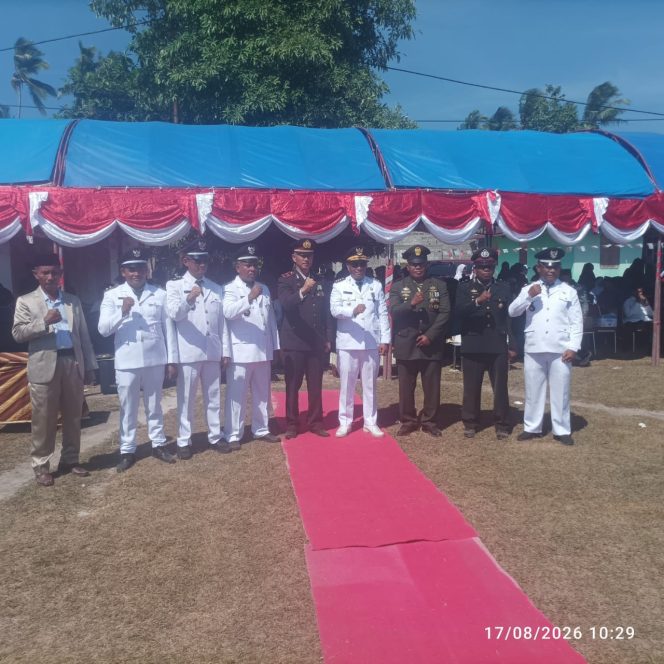 
					HUT RI ke-81 di Liliyali Berlangsung Khidmat, Sinergi Pemerintah, TNI-Polri dan Masyarakat Makin Solid