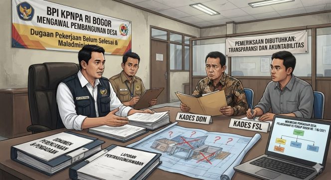 
					Dugaan Pengadaan Desa Tak Sesuai Perbup 116, BPI KPNPA RI Bogor Desak Pemeriksaan Kegiatan DDN dan FSL