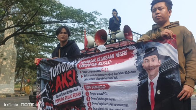 
					Hampir Dua Tahun Berstatus Tersangka, Perkara Jiovanno Nahampun Belum Tuntas, FORDA Bekasi Desak Kejaksaan Beri Kepastian